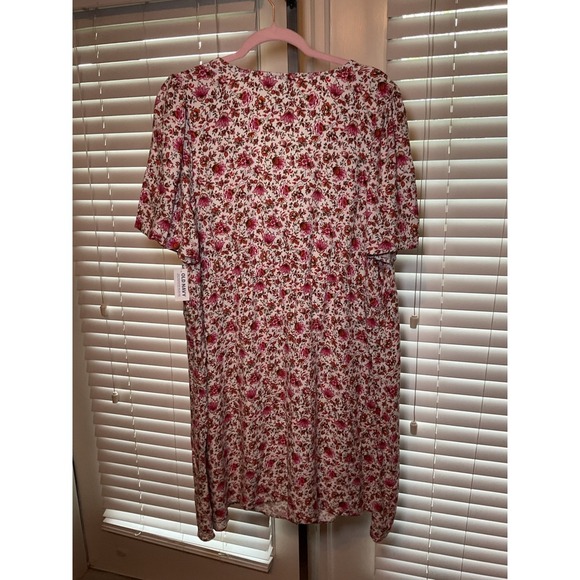 Old Navy Floral Dress V-Neck Short Sleeve Casual Summer Dress XXL - Picture 8 of 11